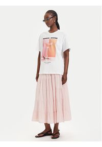 only - ONLY T-Shirt Vivvi 15346761 Biały Regular Fit. Kolor: biały. Materiał: bawełna #5