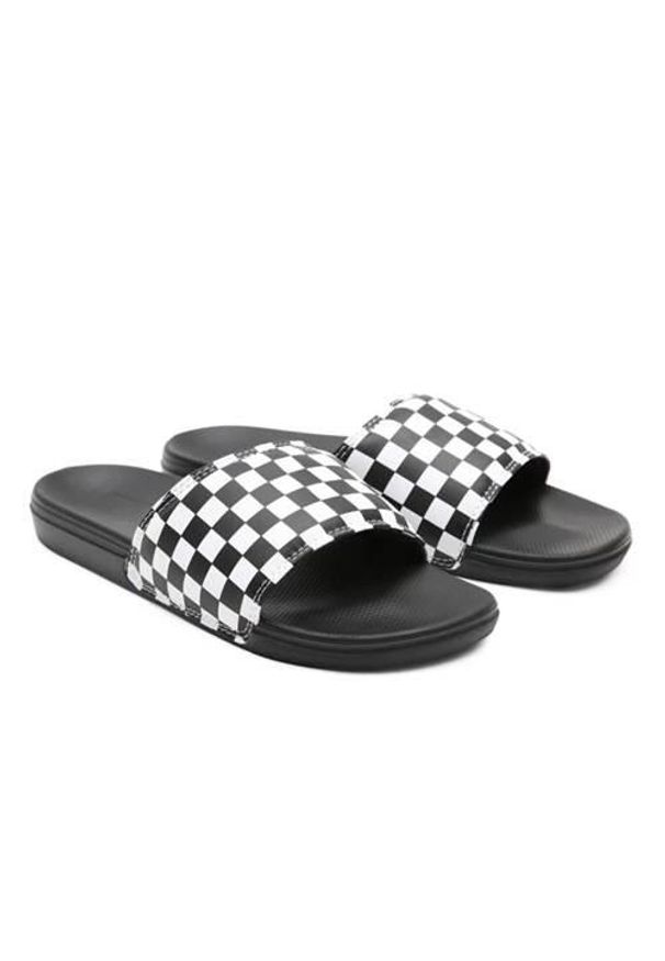 Klapki męskie Vans MN LA Costa Slideon. Zapięcie: bez zapięcia. Kolor: wielokolorowy, czarny. Materiał: materiał. Szerokość cholewki: normalna. Sport: turystyka piesza