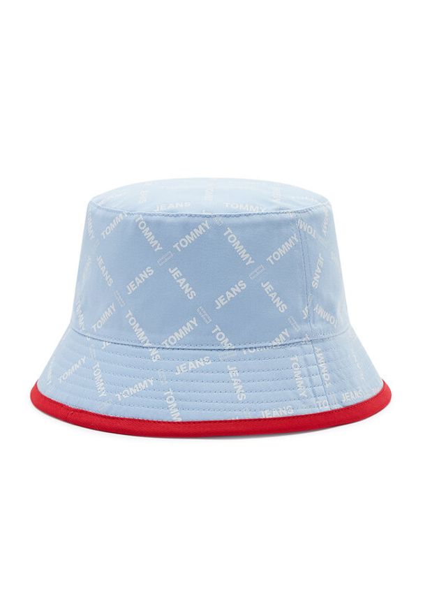 Tommy Jeans Kapelusz Tjw Item Reversible Bucket Hat AW0AW11856 Niebieski. Kolor: niebieski. Materiał: materiał