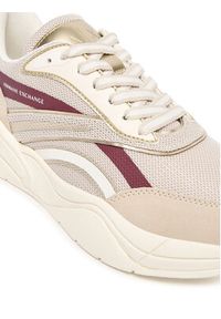 Armani Exchange Sneakersy XW001618 AF17444 MZ288 Beżowy. Kolor: beżowy. Materiał: skóra #2