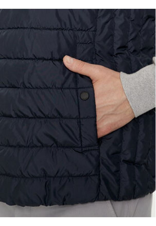 Geox Kamizelka Kennet M4528C T3058 F1624 Granatowy Regular Fit. Kolor: niebieski. Materiał: syntetyk