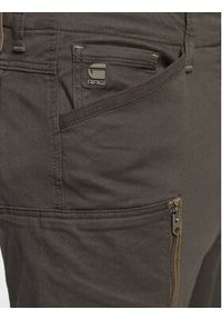 G-Star RAW - G-Star Raw Spodnie materiałowe Zip Pocket 3D D21975-C105-995 Szary Skinny Fit. Kolor: szary. Materiał: bawełna #4