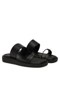 Calvin Klein Jeans Klapki Rope Sandal Soft Lth Mg YW0YW01864 Czarny. Kolor: czarny. Materiał: skóra #3