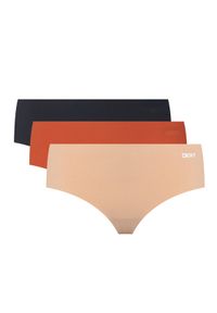 DKNY Komplet 3 par fig klasycznych DK5028BP3 Kolorowy. Materiał: syntetyk. Wzór: kolorowy