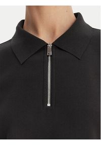 Calvin Klein Polo LV044E241G Czarny Relaxed Fit. Typ kołnierza: polo. Kolor: czarny. Materiał: syntetyk #4