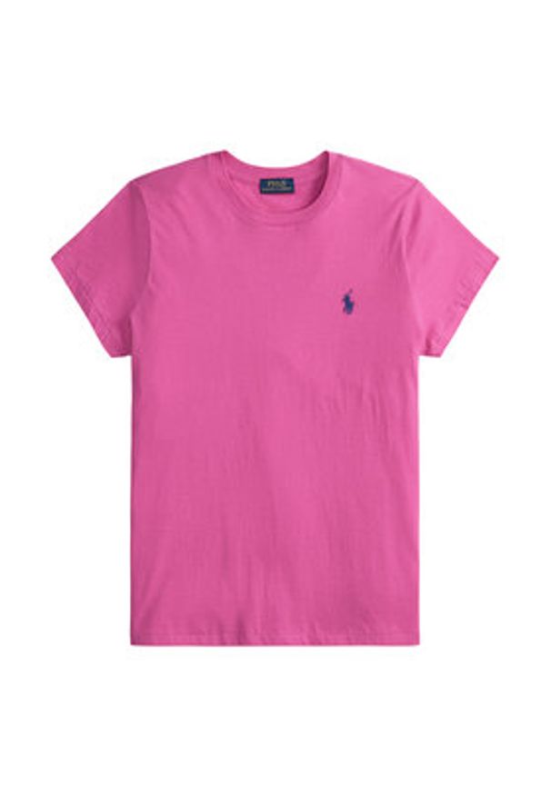 Polo Ralph Lauren T-Shirt 211B14605018 Różowy Classic Fit. Typ kołnierza: polo. Kolor: różowy. Materiał: bawełna