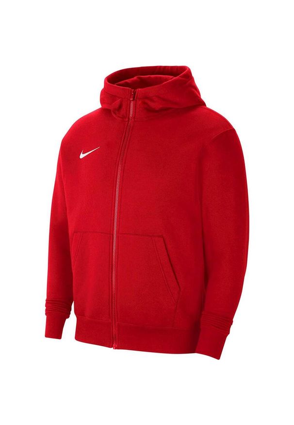 Nike - Bluza Z Długim Rękawem Dla Dzieci Park 20 Fleece. Kolor: czerwony. Długość rękawa: długi rękaw. Długość: długie