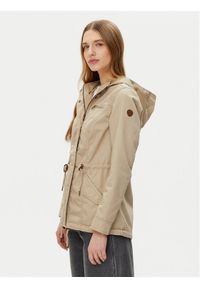 only - ONLY Parka Lorca 15216452 Beżowy Regular Fit. Kolor: beżowy. Materiał: syntetyk