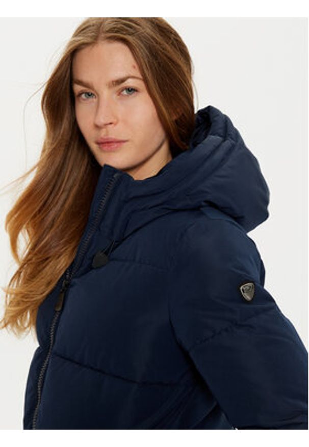 EA7 Emporio Armani Kurtka zimowa 6DTK03 TN8AZ 1562 Granatowy Regular Fit. Kolor: niebieski. Materiał: syntetyk. Sezon: zima