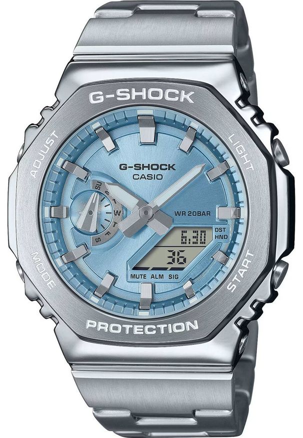 Zegarek G-SHOCK Zegarek Casio G-Shock GM-2110D-2AER G-Steel męski .
