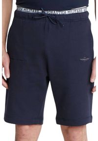 Aeronautica Militare - AERONAUTICA MILITARE Granatowe męskie spodenki Bermuda, Rozmiar XXL. Kolor: niebieski