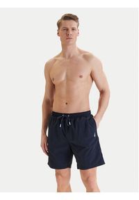 Nautica Szorty kąpielowe Salvardo NCC04502 Granatowy Regular Fit. Kolor: niebieski. Materiał: syntetyk #3