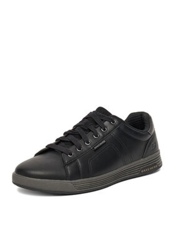 skechers - Skechers Sneakersy CAVELL HENSLEY 210946 BLK Czarny. Kolor: czarny. Materiał: materiał, skóra