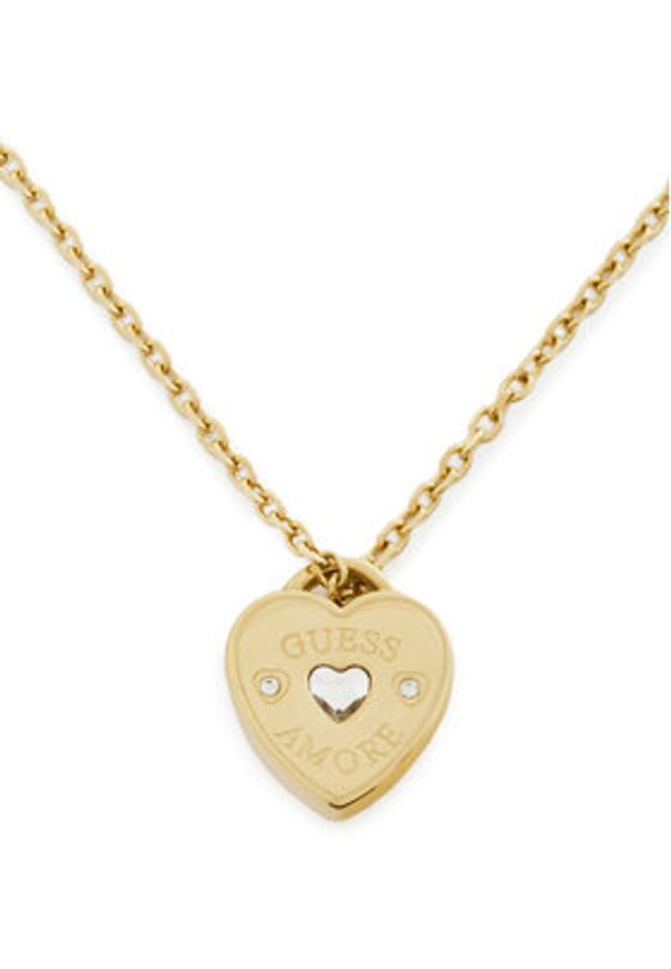 Guess Naszyjnik JUBN05 056JWzłoty Złoty. Materiał: metalowe. Kolor: złoty