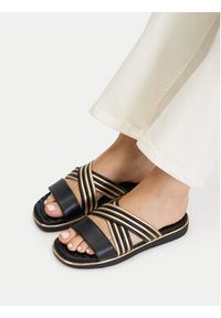 Go Soft Klapki CEO-W8087 Czarny. Kolor: czarny. Materiał: skóra #7