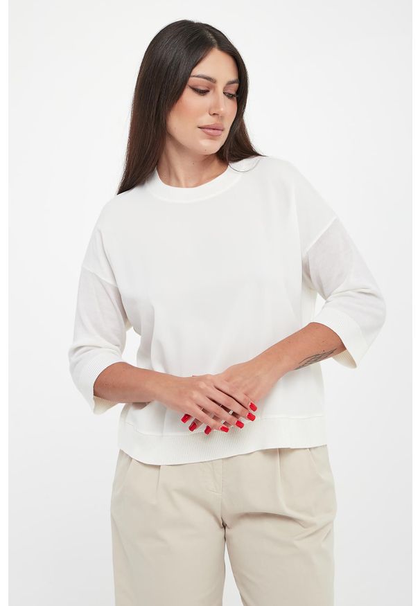 Bluzka damska wełniana PESERICO. Materiał: wełna