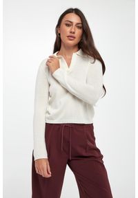 MM - Sweter damski dziewicza wełna z kaszmirem Moxa. Materiał: kaszmir, wełna #1