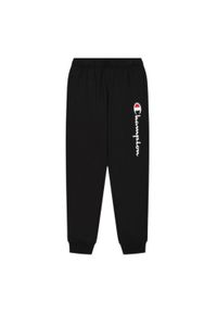Spodnie męskie Champion Rib Cuff Pants. Kolor: czarny. Materiał: dresówka. Długość: długie