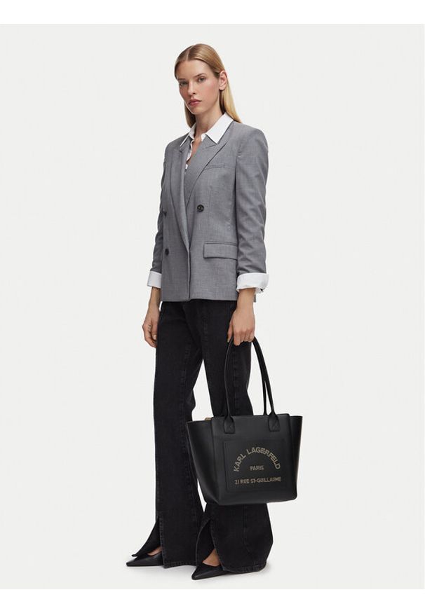 Karl Lagerfeld - KARL LAGERFELD Torebka B3W30096 Czarny. Kolor: czarny. Materiał: skórzane