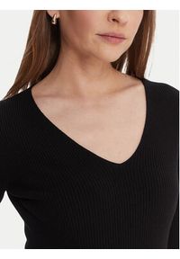 Kontatto Sweter 3M0818C Czarny Slim Fit. Kolor: czarny. Materiał: syntetyk #2