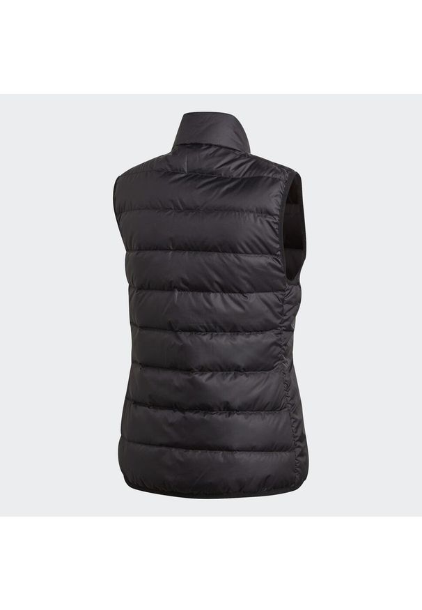 Adidas - Essentials Down Vest. Kolor: czarny. Długość rękawa: bez rękawów