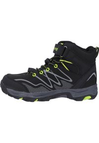 Hi-tec - Buty trekkingowe dla dzieci Hi-Tec Blackout Mid Wp. Kolor: czarny. Materiał: syntetyk, materiał. Szerokość cholewki: normalna