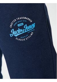 Jack & Jones - Jack&Jones Spodnie dresowe 12236876 Granatowy Relaxed Fit. Kolor: niebieski. Materiał: dresówka, syntetyk #6