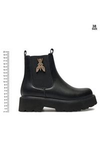 Patrizia Pepe Sztyblety PJ885 Czarny. Kolor: czarny. Materiał: skóra #3