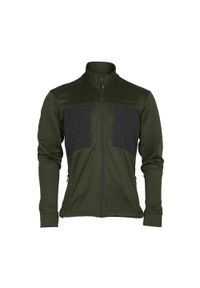 PINEWOOD - Bluza polarowa męska Pinewood Abisko Power Fleece. Kolor: zielony. Materiał: polar. Sport: turystyka piesza