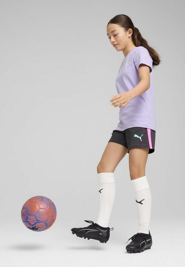 Puma - Młodzieżowe szorty piłkarskie Neymar Jr Creativity PUMA Dark Coal Gray. Kolor: szary. Sport: piłka nożna