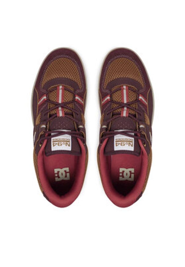 DC Shoes Sneakersy Construct ADYS100822-XCCC Brązowy. Kolor: brązowy. Materiał: skóra
