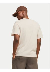 Jack & Jones T-Shirt Corp Logo 12151955 Beżowy Regular Fit. Kolor: beżowy. Materiał: bawełna #7