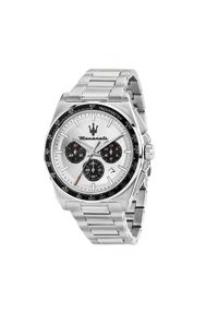 Maserati Zegarek Velocitá Chronograph R8873652006 Srebrny. Kolor: srebrny