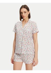 Lauren Ralph Lauren - LAUREN RALPH LAUREN Piżama ILN12433 Kolorowy Regular Fit. Materiał: bawełna, wiskoza. Wzór: kolorowy #1