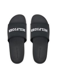 TOMMY HILFIGER - Tommy Hilfiger Klapki FM0FM05430 Czarny. Kolor: czarny. Materiał: skóra #5