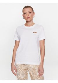 BOSS - Boss T-Shirt 50489525 Biały Regular Fit. Kolor: biały. Materiał: bawełna #1