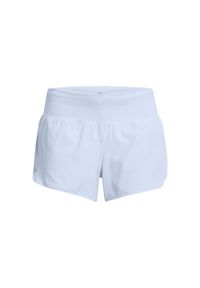 Krótkie spodenki damskie Under Armour Launch Pro. Kolor: niebieski. Materiał: materiał. Długość: krótkie. Sport: bieganie #1