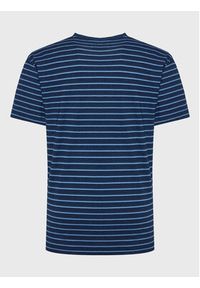 Superdry T-Shirt Vintage Stripe M1011302A Granatowy Regular Fit. Kolor: niebieski. Materiał: bawełna. Styl: vintage
