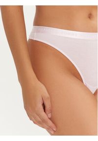 TOMMY HILFIGER - Tommy Hilfiger Komplet 3 par stringów UW0UW04480 Kolorowy. Materiał: bawełna. Wzór: kolorowy #6