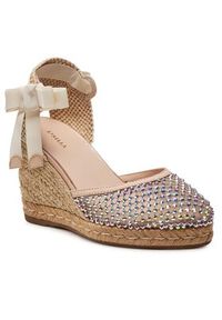 LE SILLA - Le Silla Espadryle Gilda 0423U060M1PPSAS158 Beżowy. Kolor: beżowy. Materiał: materiał #3