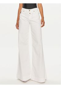 Versace Jeans Couture Jeansy 76HAB561 Biały Slim Fit. Kolor: biały