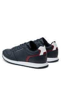 TOMMY HILFIGER - Tommy Hilfiger Sneakersy New Runner Eva Mix Lth Flag FM0FM05453 Granatowy. Kolor: niebieski. Materiał: skóra #6