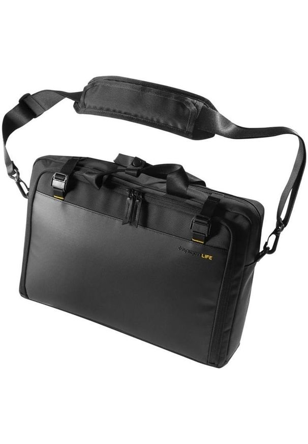 SPIGEN - Torba na laptopa Spigen Klasden czarny. Kolor: czarny