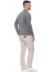 Wrangler - WRANGLER POLO LS POLO REAL BLACK W7A87K5W5 112131306. Typ kołnierza: polo. Długość rękawa: długi rękaw. Długość: długie. Wzór: melanż #2