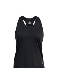 Damski tank top Under Armour Streaker. Kolor: czarny. Materiał: materiał. Długość rękawa: bez rękawów. Sport: bieganie #1