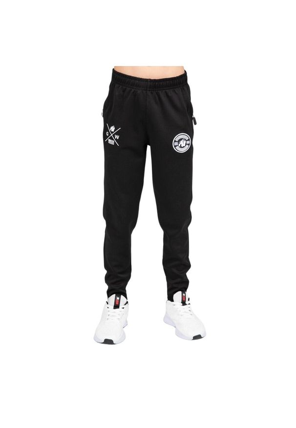 GORILLA WEAR - Spodnie dresowe dla dzieci Gorilla Wear Vernon. Kolor: czarny. Materiał: dresówka. Sport: joga i pilates, bieganie
