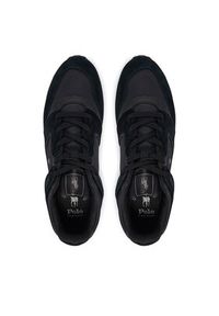 Polo Ralph Lauren Sneakersy 809P01637003 Czarny. Kolor: czarny. Materiał: skóra, zamsz #6