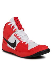 Nike Buty bokserskie Fury A02416 601 Czerwony. Kolor: czerwony. Materiał: materiał #2