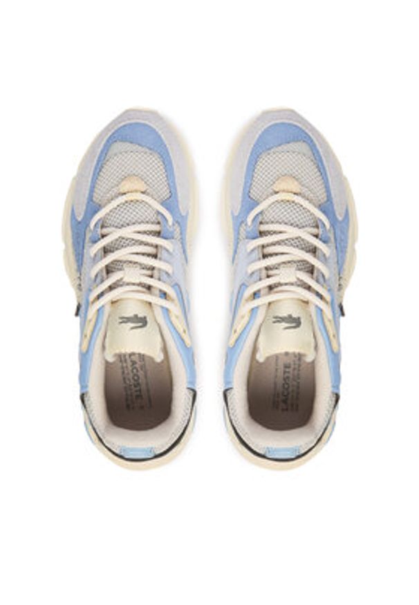 Lacoste Sneakersy L003 Neo 51SFA0061 Niebieski. Kolor: niebieski. Materiał: zamsz, skóra