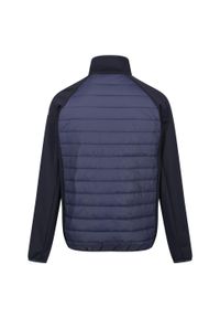 Regatta - Męska Kurtka Hybrydowa Clumber IV Full Zip. Kolor: czerwony, wielokolorowy, niebieski